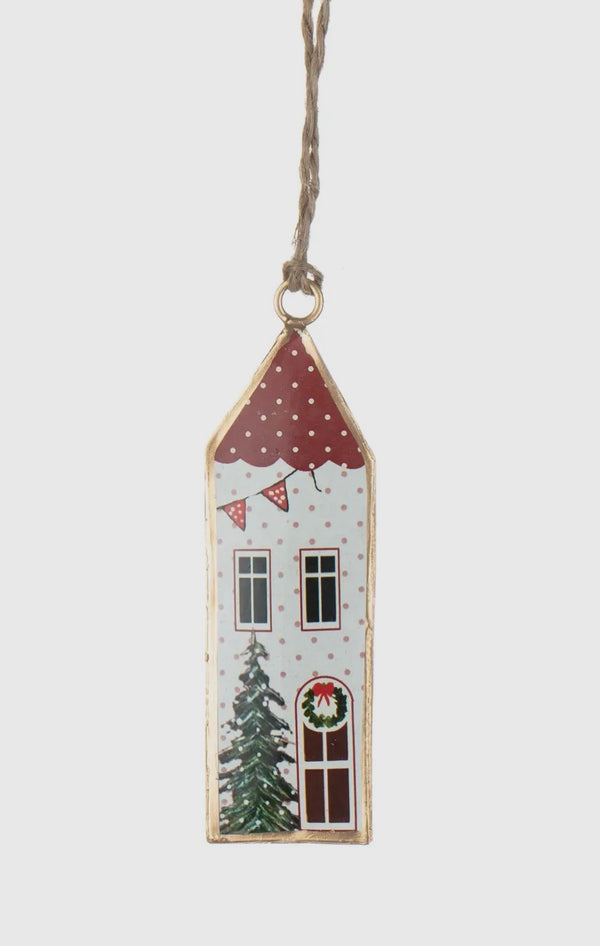 Tin House Christmas Decoration