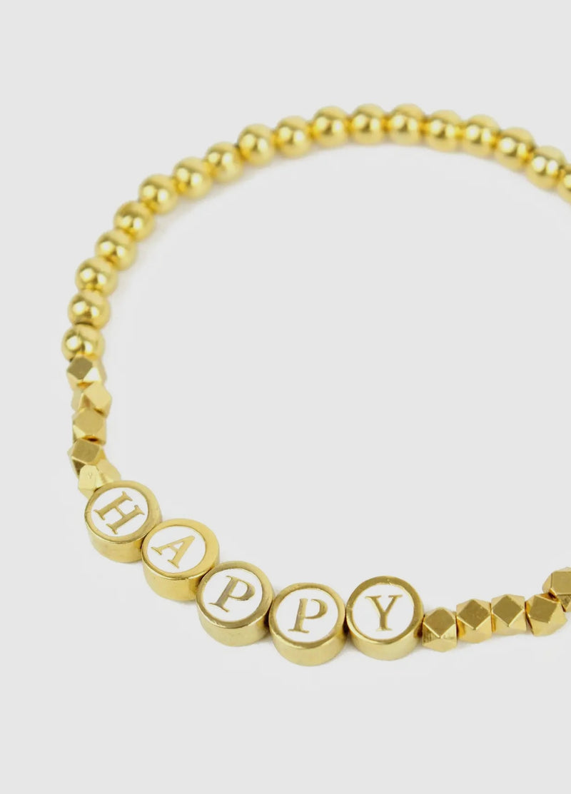Gold  Bead Bracelet
