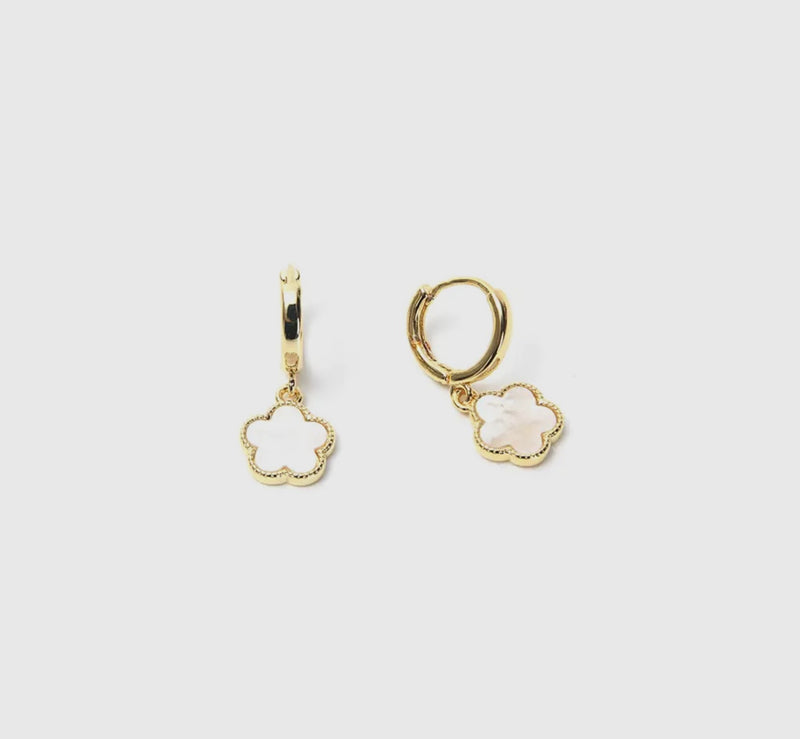 Flower Mother of Pearl Earrings