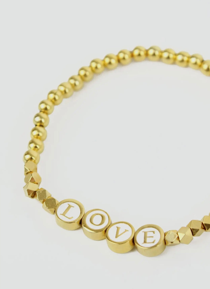 Gold  Bead Bracelet