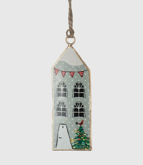 Tin House Christmas Decoration