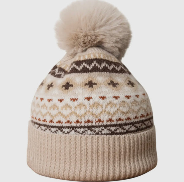Nordic Unisex Bobble Hat