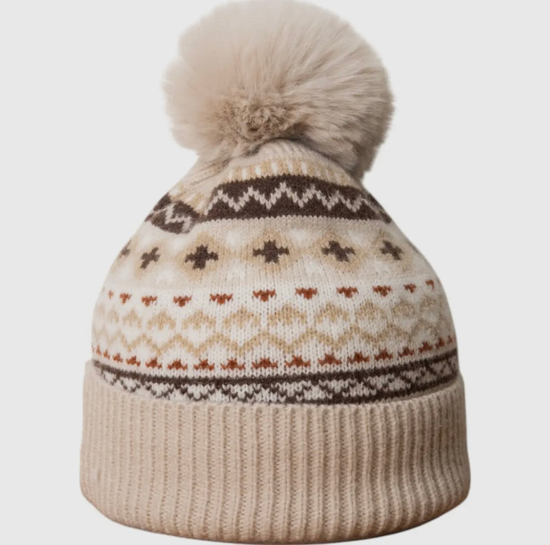 Nordic Unisex Bobble Hat