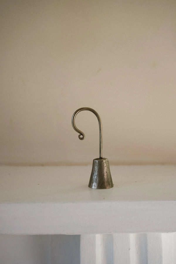 Curved Antique Silver Candle Snuffer