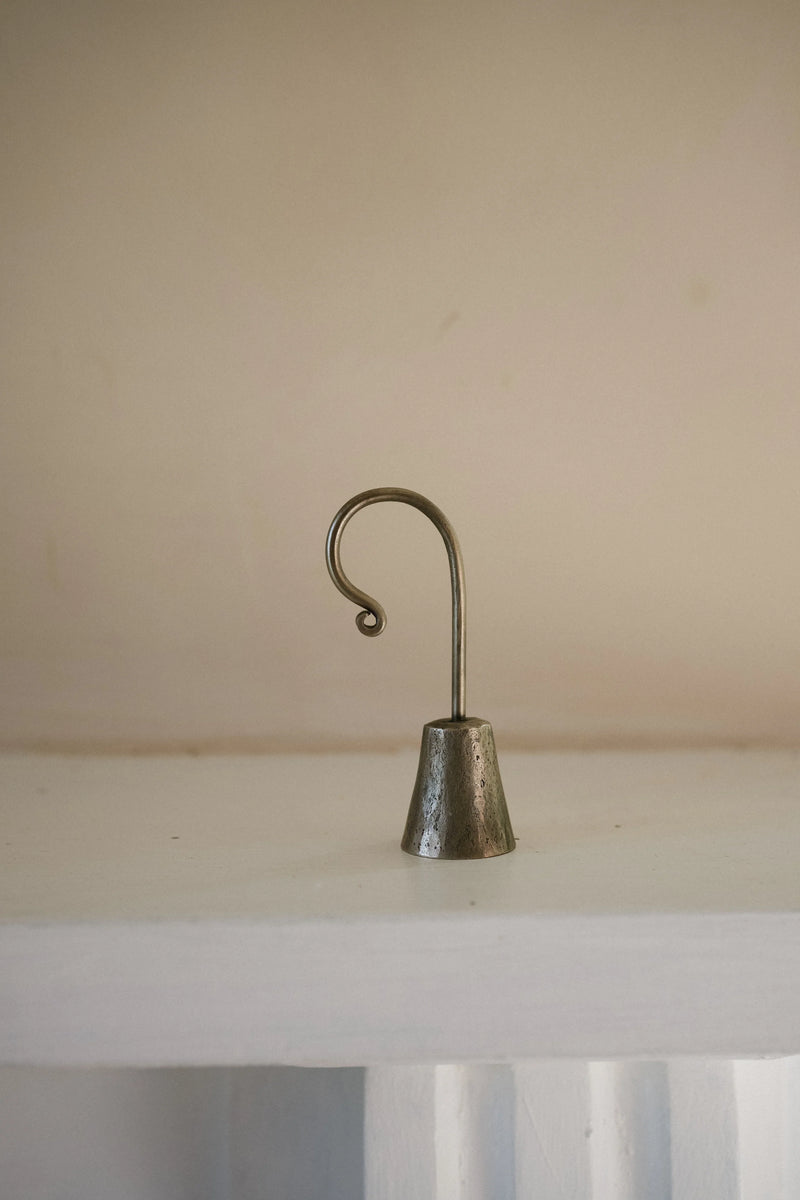 Curved Antique Silver Candle Snuffer