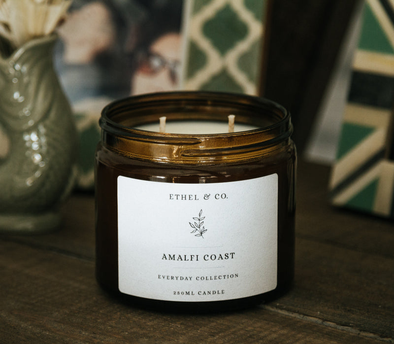 Amber 250ml Candles